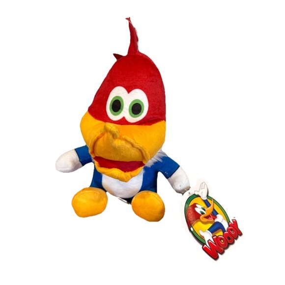 Woody The Woodpecker 7” Plush Toy Factory NWT RARE Stuffed Animal - Picture 1 of 7